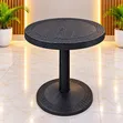 Modern Black Plastic Cocktail Table - 2