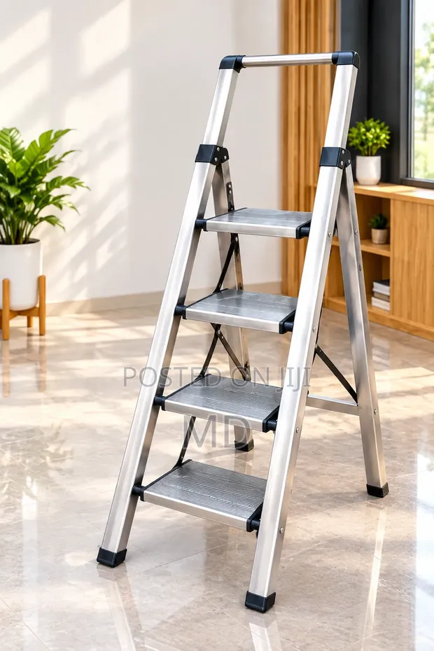 Aluminium Handle Ladder - 4 Steps - 1