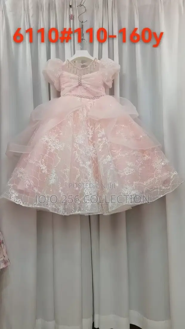 3Pommes Pink Party Dress - 1