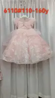 3Pommes Pink Party Dress - 1