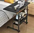 Adjustable Laptop Table with Rollers - 2