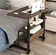 Adjustable Laptop Table with Rollers - 3