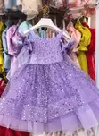 5th & Ocean Purple Puff Sleeve Dress - 2