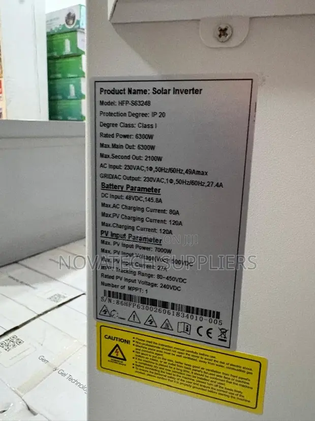 AllGrand 6300W 48V Solar Inverter with 80A AC Charging - 1