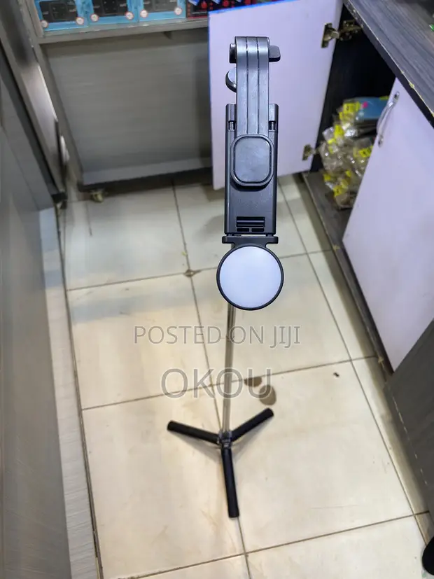 Selfie Stick Tripod with Flashlight and Remote - 1