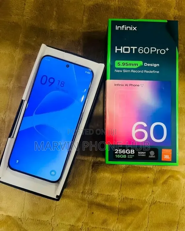 New Infinix Hot 60 Pro+ 256GB Gray - 1