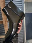 Versace Executive Leather Boots - 1