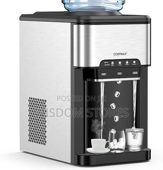 3-in-1 Portable Water Cooler with Ice Machine - 1