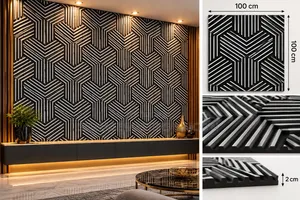 3D Interlocking Wall Panels - Home Interiors
