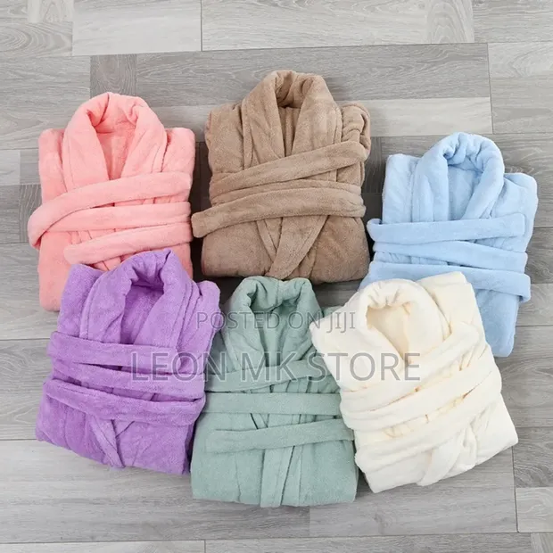 Terry Cloth Bathrobes - Quality Cotton & Microfiber - 1
