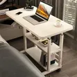 Modern Home Office Desk - White Laminate - 1