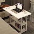 Modern Home Office Desk - White Laminate - 2