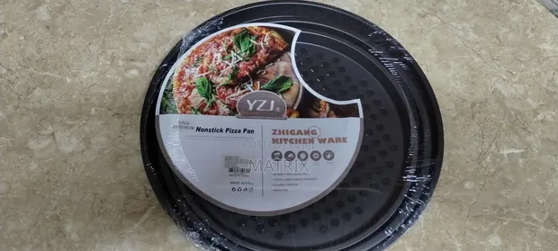 Non-Stick Pizza Pan 3-Piece Set (26, 30, 32cm) - 1