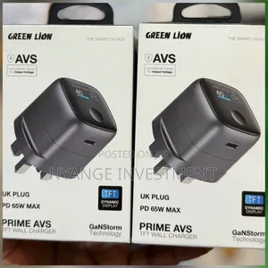 Green Lion Prime AVS TFT Wall Charger 65W
