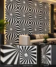 Optical Starburst 3D Decorative Wall Panels - 1