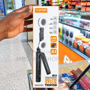 360 Auto Face Tracking Tripod with Stand Light