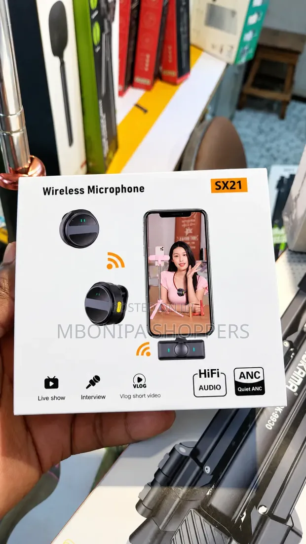 SX21 Wireless Lavalier Microphone with ANC - 1