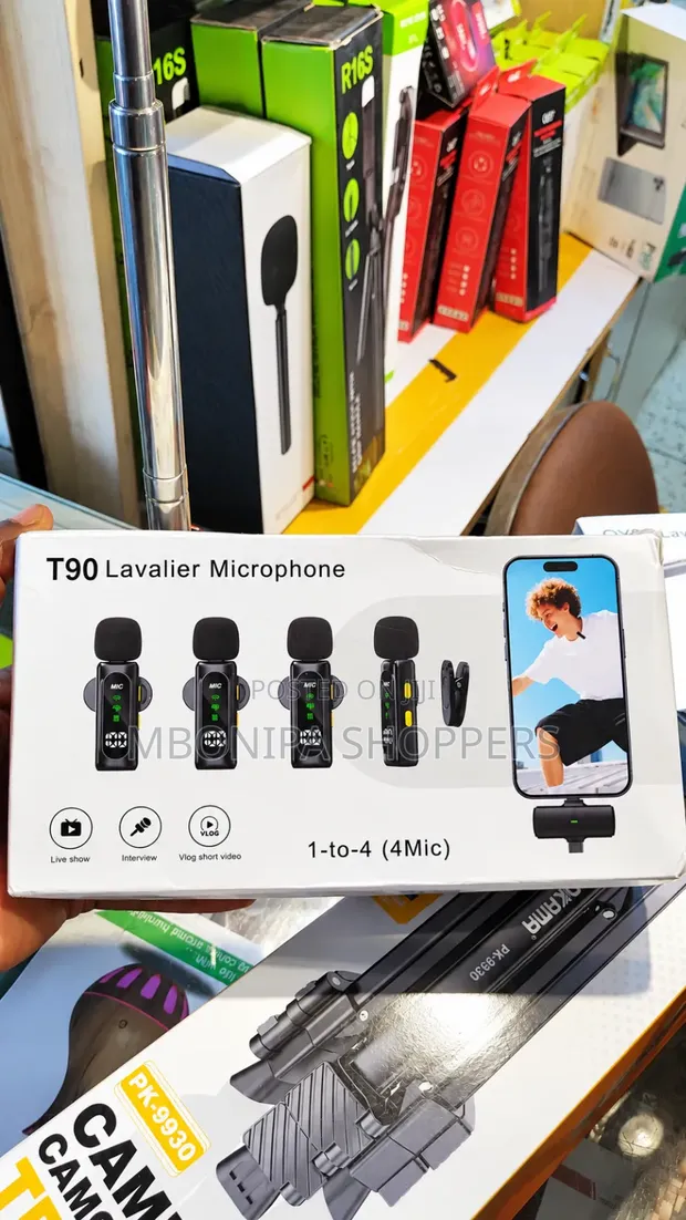 T90 4-in-1 Wireless Microphone with Noise Reduction - 1