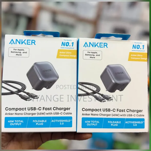 Anker Nano Charger 45W USB-C Fast Charge - 1