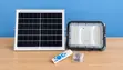 100W Solar Flood Light with Panel & Remote - 1