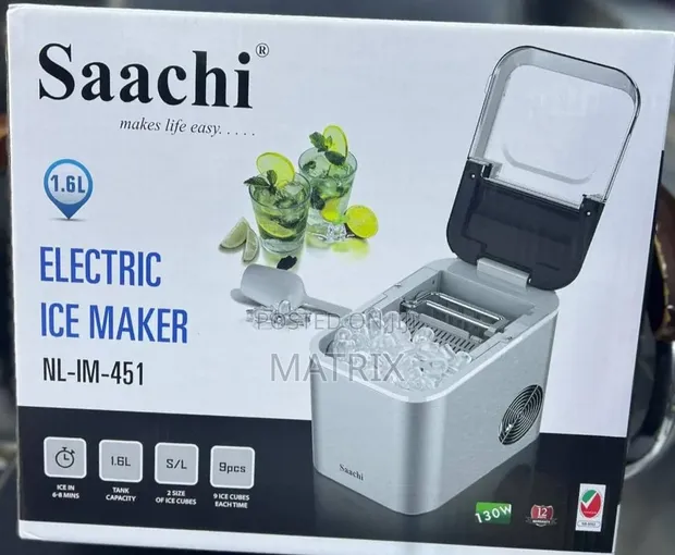 Saachi Electric Ice Cube Maker 12-15kg - 1