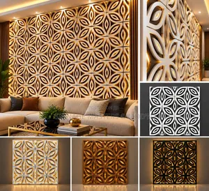Petal Floral 3D Decorative Wall Panels with Backlighting