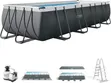 Intex 18ft x 9ft x 52inch Ultra Rectangular Swimming Pool - 1