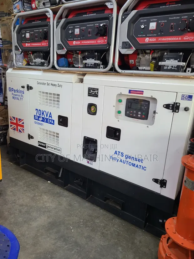 Standby Generator Set - Perkins 70kVA Automatic ATS - 1