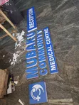 Reception Table Signage with Logo and Lights - 2