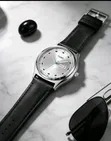 Tomi Men's Dual Calendar PU Leather Watch - 2