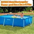 3m Intex Rectangular Frame Swimming Pool - 2