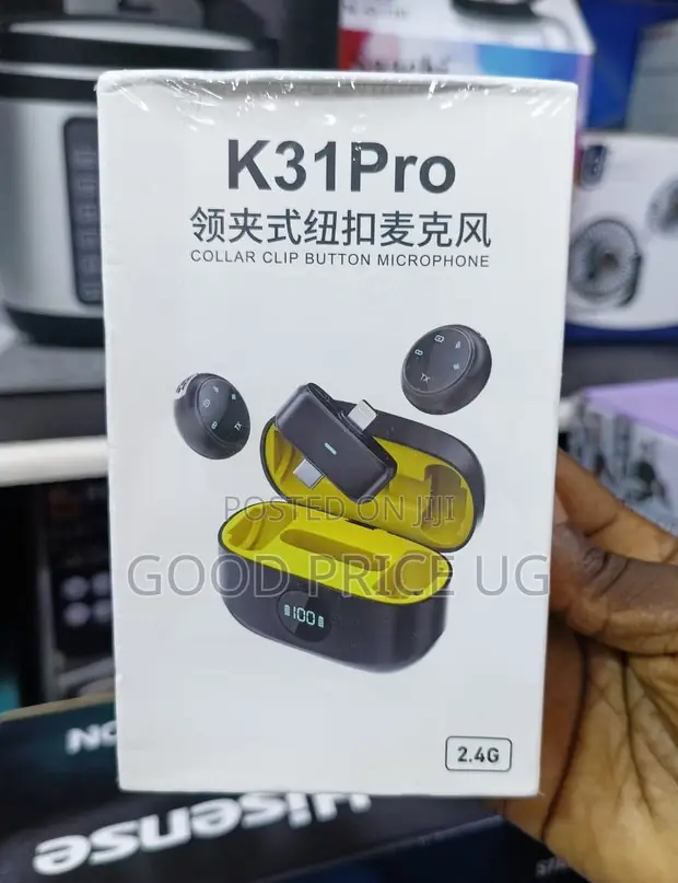 Pro Collar Clip Button Microphone - Wireless - 1