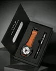Tomi Men's Geometric Calendar Wristwatch - 1