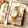 6PCS Women's Luxury Watch & Jewelry Set - 1