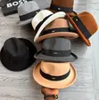 Original Unisex Wool Felt Fedora Hats - 1