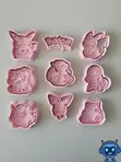 Pokémon Set - 3D Cookie & Playdough Cutters - 1