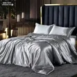 Luxury Mulberry Silk Duvet Cover Set - 4