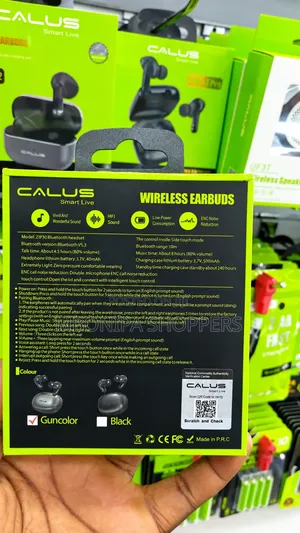 Calus Zip 30 Wireless Earbuds - Bluetooth 5.3, Dual ENC, HiFi Sound