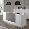 Wood-Mode Gray Top Office Table - 1