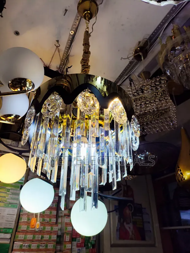 Simple Pendant Chandelier with LED - 1