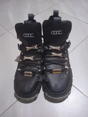 Black Cyber Punk Ankle Boots