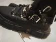 Black Cyber Punk Ankle Boots - 3