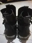 Black Cyber Punk Ankle Boots - 4
