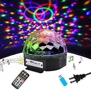 MP3 LED Magic Ball Light Disco with Bluetooth Speaker