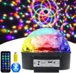MP3 LED Magic Ball Light Disco with Bluetooth Speaker - 4