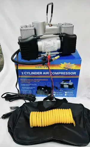 12V Metal Air Compressor Pump with Tire Pressure Meter
