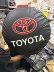 Brand New Leather Car Tire Covers - 1