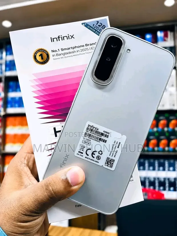 New Infinix Hot 70 128GB Gray - 1