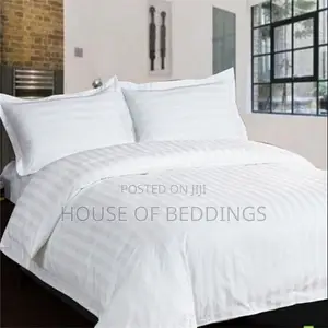 Elegant White Bedcover - Brand New
