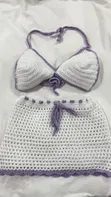 Handmade Crochet Bikini with Skirt - 1